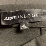 Jason Wu  x Eloquii Faux Wrap Ruffle Black Skirt Photo 6