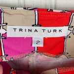 Trina Turk Lahaina Dot Print Pants Women's Size 2 Pink Orange Square Cropped Photo 5