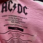 AC/DC  Womens 1X long sleeve bleach washed pink band tour tee👇🏼 Photo 7