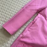 $605 NWT MSGM HALF LINED DOUBLE BREASTED BLAZER WITH RUFFLED Size 40 Pink Coat Photo 8