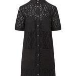 Veronica Beard  Black Cotton Slip for Mini‎ Dress Size 6 NWT Photo 5