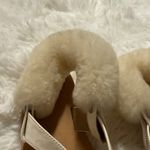 UGG  Cream and Tan Sheepskin Sandals Photo 3