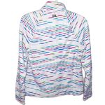 FILA multicolor neon rainbow performance quarter zip top size S Photo 1