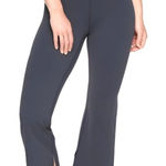 Athleta Barre Kickflare Cropped Flared Yoga Pants Sz L Photo 0