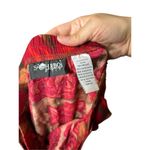 Vintage Sag Harbor Petite Red Roses Brown Long Skirt Faux Wrap Size M Size M Photo 6