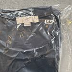 Loft  PLUS Sweater Top Shirt Womens 20/22 Navy Velour Crewneck Long Sleeve Cuffed Photo 5