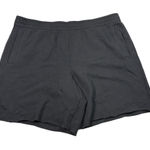 Aerie Dark Gray Fleece Cutoff Relaxed Fit Sweat Shorts XXL 2XL Lounge NWT NEW Photo 0