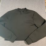 Good American  Long Sleeve Mock Neck Scuba Photo 5