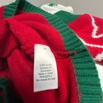 Festive Dinosaur Christmas Sweater Red Size M Photo 3