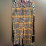 Free People NWT Hudson Canyon Pants - pop combo yellow blue purple - Medium Photo 5
