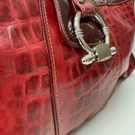 M.C Red Crocodile Pattern Handbag Photo 8