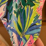Lilly Pulitzer  floral Blythe Pullover‎ Luxletic blue pink size XXS Photo 4