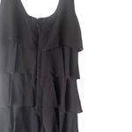 Patra Vintage‎ 90s Women's Size 10 Black Ruffle Sequin Whymsigoth Mini Dress Photo 4