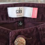CAbi  Jeans Womens Size 4 Pinwale Corduroy Skinny Low Rise Stretch Purple 90s Photo 4