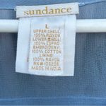 Sundance EUC Twilight Embroidered Chiffon Shift Dress Size Large Photo 2