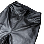 Aerie Offline By  Real Luxe Faux Leather Hi Rise Leggings Size XS Black Biker New Photo 3