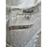 Madewell NWD Melody Bubble Hem Smocked Midi Dress White Size Medium Photo 9