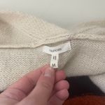 Maurice's White Orange & Black Striped Slouchy Knit Cardigan Photo 9