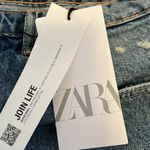 ZARA High Rise Cutoff Jean Shorts - NWT Photo 6