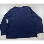 Croft & Barrow ‎ Blue 3/4 Sleeve Dachshund Dog Front Print Casual Cotton Shirt XL Photo 4