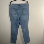 We The Free  People Womens Blue Curvy High Rise Super Skinny Denim Jeans Size 34 Photo 2