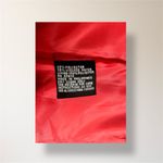 Kasper Vintage  6 Red Black Trim Cropped Blazer Jacket Gold Buttons 90s Office Photo 7