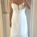 Reformation Harvest Dress In Ivory Photo 0
