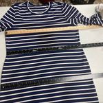 Old Navy  Blue & White‎ Striped Nautical Dress Size Large Photo 3