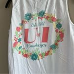 Comfort Colors ✨ White University of Iowa Hawkeyes Tank Top Small Photo 5