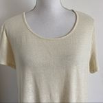 Patagonia  • Pale Pastel Yellow Flecked Crew Neck Tee Shirt Photo 28