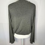 LNA REVOLVE  Gray Bell Wide Sleeve Soft Stretch Made in USA Sweater Medium Photo 4
