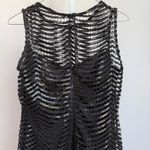 Marina Black Sequin Dress Party Mobwife Cocktail Elegant Luxury size M Size M Photo 7