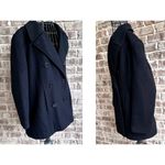 Jones New York Vintage 80's Peacoat Medium? JNY 100% Wool Navy Nautical … Photo 5