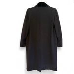 Vintage Casual Corner Black Wool Velvet Collar Double Breasted Mid Coat Petite 6 Size 6P Photo 1