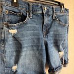 Gap  Denim Dark Wash Blue 5” Jean Shorts Mid Rise Womens 26 Casual Summer Photo 1