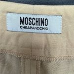 Moschino  Cheap & Chic Khaki Wide-Leg Crop Flare Pants, Size US 10 Photo 2