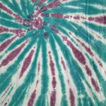 Chemistry Shirt Womens Large Purple Blue Tie Dye Tee Skull Casual Hippie Lounge Photo 6