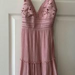 Love Tree pink lacey mini dress Photo 1