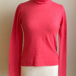 VTG FAI 100% Cashmere Turtleneck Sweater Lightweight Deadstock Bergdorf Goodman Pink Size M Photo 0