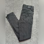 Levi's Levi’s 720 High Rise Super Skinny Faded Black Jean Photo 1