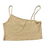 NA-KD  Chic Beige Ribbed Crop Top Photo 1