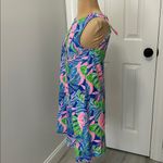 Lilly Pulitzer Kristen Dress Blue Grotto Beleaf in Yourself Photo 4