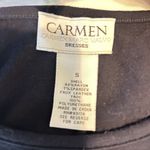 Carmen Marc Valvo Carmen‎ Marc Valvo Cut and Sew Dress Size Navy Blue Sexy Size S Photo 5