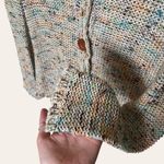 BCBGMAXAZRIA vintage y2k multicolored funky knit button-up cardigan Photo 2