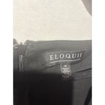 Eloquii  Black Square Neck 3/4 Sleeve Peplum Top Women's Plus Size NEW Photo 4