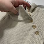 J. McLaughlin  Marisa Pullover Sweater XS Solid Oatmeal Scale Shawl Neck‎ NWT Photo 6