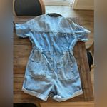 Free People NWT  Marci Denim Shortalls Photo 9