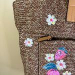 Vera Bradley NWOT  Front Pocket Straw Tote‎ Bag Pink Strawberry Cherry ZWH CLEAN Photo 4