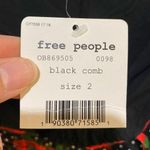 Free People  Black Combo Morning Light Floral Dress Sz 2 NWT Photo 8