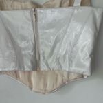 Mistress Rocs Off White Vinyl Corset Size M Square Neck Line Size M Photo 6
